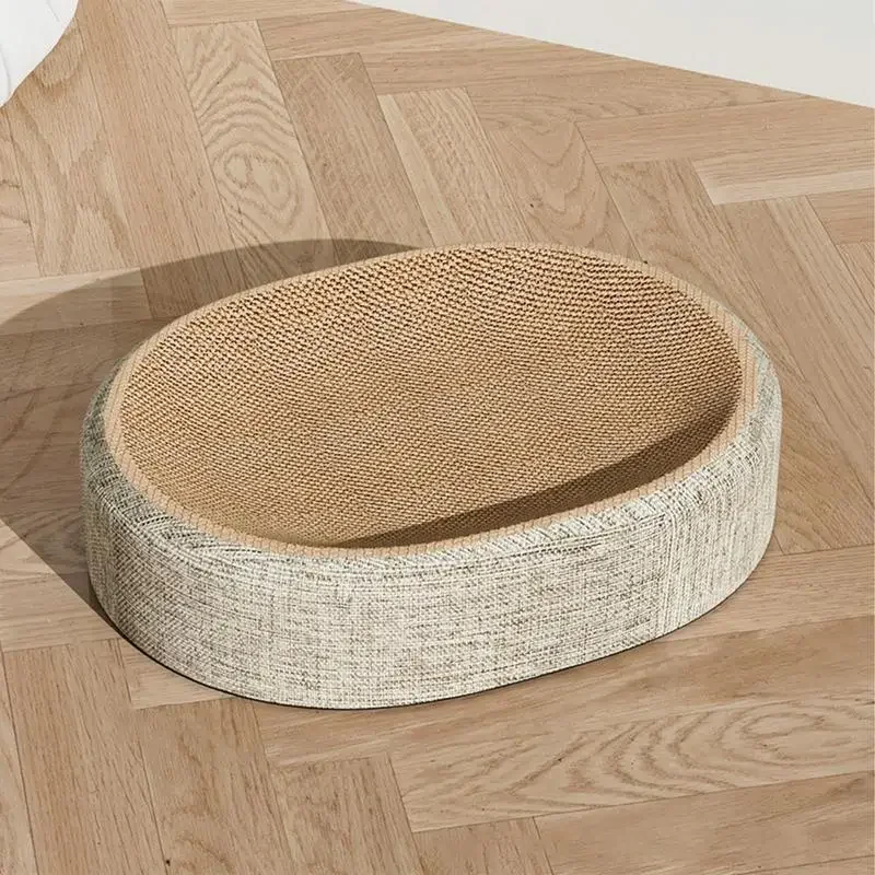 Oval Shape Scratch Pad For Cat - đánh giá và giá Pet Beds