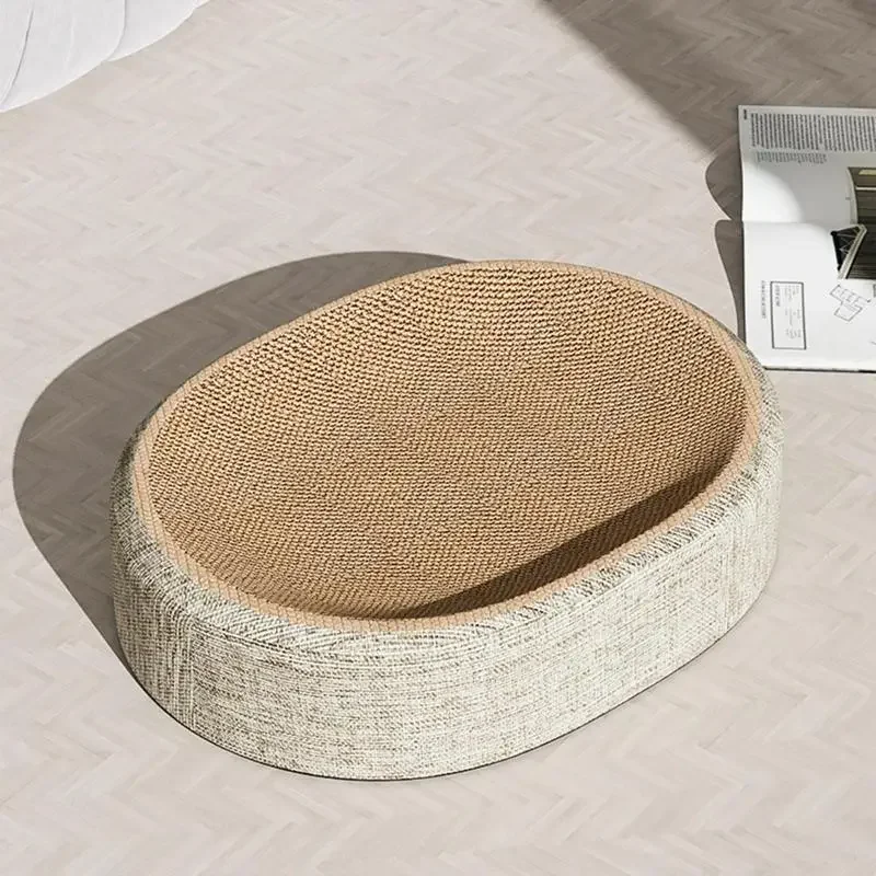 Oval Shape Scratch Pad For Cat - đánh giá và giá Pet Beds