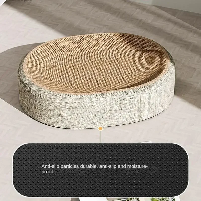 Oval Shape Scratch Pad For Cat - đánh giá và giá Pet Beds